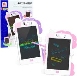 LCD tabuľka na kreslenie s perom Jednorožec ružová