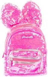 Ružový flitrový batoh KRÁLIČEK GIRABRILLA