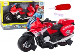 DIY Záchranné svetlo na bicykel znie červeno