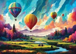 Puzzle ART PUZZLE Údolie snov 260 dielikov