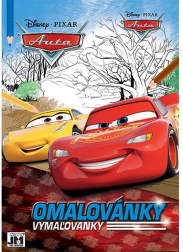 Maľovanka A4 s autami z filmu Cars