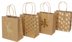 Darčeková taška malá Vianoce 18x21x10 cm