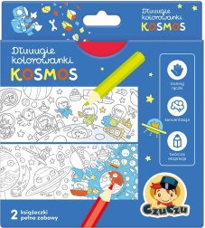 Dlhé omaľovánky Kozmos – harmonikové knižky pre deti 4+