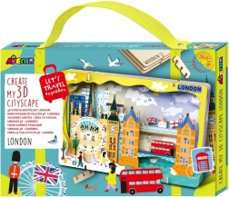 3D drevené puzzle mestská panoráma – Londýn