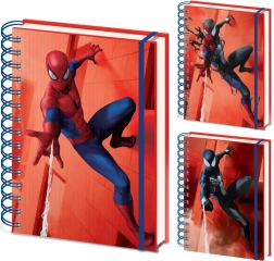 Spiderman lentikulárny zápisník A5 so špirálou