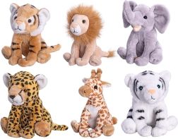 Plyšové zvieratká safari 15 cm