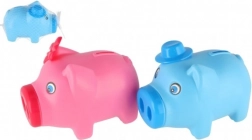 Plastová pokladnička prasiatko 16 × 12 cm, 2 farby