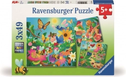 Puzzle hmyzí kamaráti 3x49 dielikov