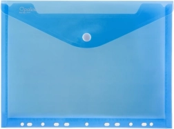 Púzdro s cvokom A4 s eurozávesom Opaline modré (balenie 5 ks)