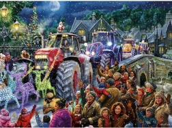 Puzzle Farmárske Vianoce 1000 dielikov GIBSONS