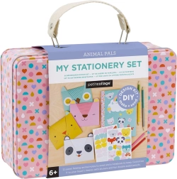 Petit Collage kreatívny kufrík – listová súprava so zvieratkami