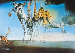 Puzzle SALVADOR DALÍ – Pokušenie svätého Antona 1000 dielikov