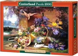 Puzzle 2000 dielikov – Elegantná zátišia s kvetmi, Eugene Bidau