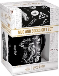 Harry Potter Dark Arts pánsky darčekový set hrnček a ponožky