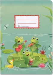 Školský zošit A5 s pomocnou linkou žabky 10 listov