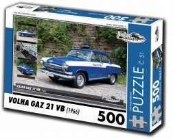 RETRO-AUTA Puzzle Volha Gaz 21 VB 1966, 500 dielikov