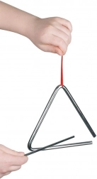 Kovový hudobný triangol veľký