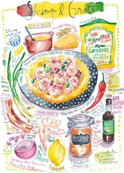 Puzzle krevety s krupicou 1000 dielikov MAGNOLIA