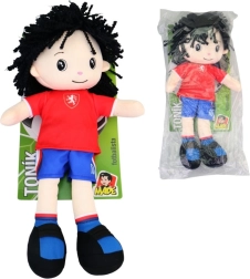 Textilná bábika Toník futbalista