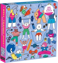 Mudpuppy cvičiaci psi puzzle 500 dielikov