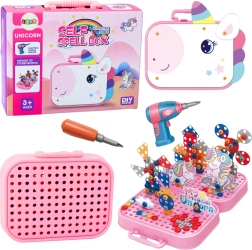 Kreatívna stavebnicová sada Jednorožec s vŕtačkou