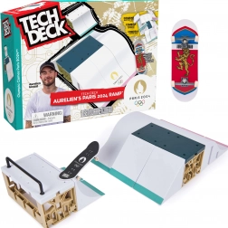 Tech Deck rampa Aurelien Giraud Paris 2024 s fingerboardom