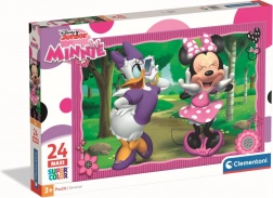 puzzle minnie a daisy na prechádzke maxi 24 dielikov