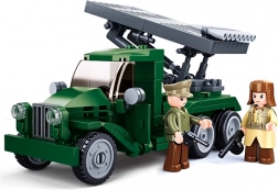 Sluban ruský raketomet Kaťuša – stavebnica Bitka o Budapešť