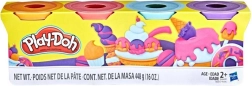 Play-Doh modelovacia hmota, súprava 4 téglikov 448 g – Sweet