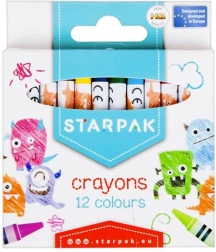 Sada voskových pasteliek 12 farieb