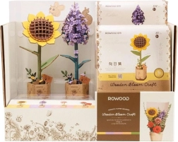 RoboTime stojan s kvetmi Slnečnica a Orgován