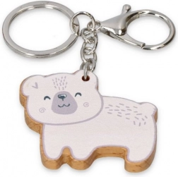 Drevená dekorácia medvedík Polar B