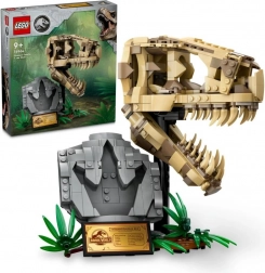 lego jurassic world 76964 – lebka tyranosaura na vystavenie