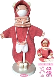 Llorens oblečenie pre bábiku New Born 43–45 cm, 5-dielna sada