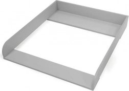 prebaľovací pult sivý – drevený nadstavec kompatibilný s ikea