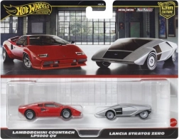 Hot Wheels prémiové dvojbalenie autíčok – Lancia a Lamborghini 1:64