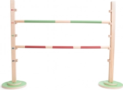 Drevená atletická prekážka pre tréning skokov