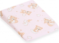 Poťah na detský klinový vankúš 30×37 cm ružový medvedík