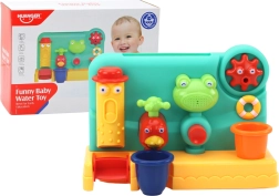 Detská kúpeľová hračka fontána so žabkou a mlynčekom