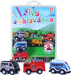 Živá omaľovánka auta