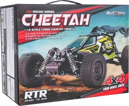 RC závodné buggy CHEETAH 1:16 s bezkefovým motorom