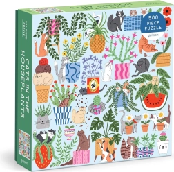 Štvorcové puzzle Mačky v kvetináčoch 500 dielikov GALISON