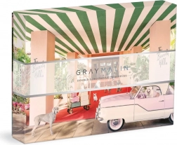 Obojstranné puzzle Psy v hoteli Beverly Hills 500 dielikov – GRAY MALIN