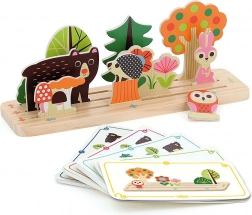 Vilac Drevená logická hra Postav to správne Les