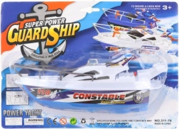 Plávajúca plastová loď na batérie