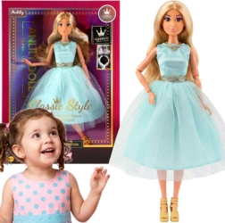 Bábika Woopie Royal Lily v tyrkysových šatách 30 cm