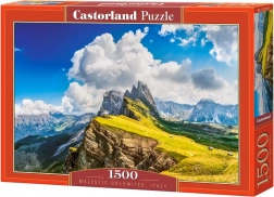 Puzzle 1500 dielikov Majestátne Dolomity Taliansko