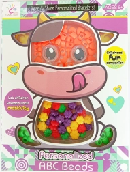 Farebný korálkový set Krava