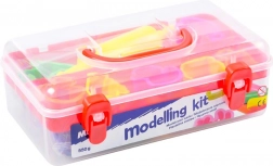 Modelovacia sada s plastelínou 7 farieb, formičkami a valčekom (550 g)