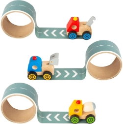 Small Foot drevené auto so silničnou páskou